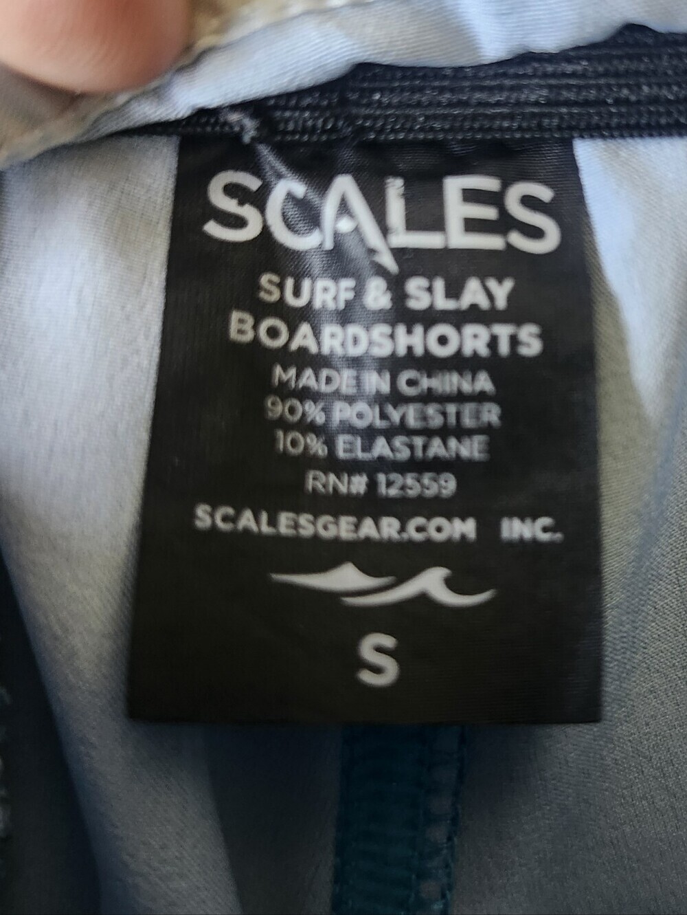 Scales Surf & Slay Womens Boardshorts Small Swim Bottoms Pool Beach Fishing Boat - Picture 7 of 11